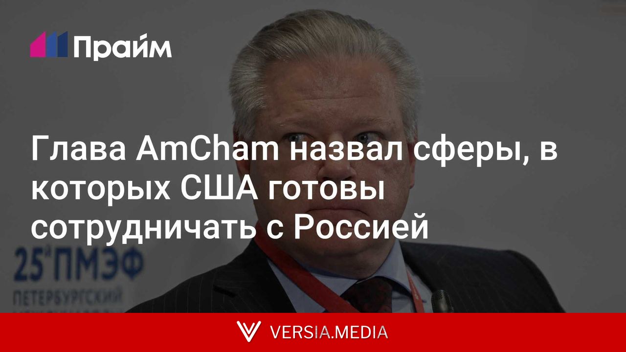 Глава AmCham назвал сферы, в которых США готовы сотрудничать с Россией