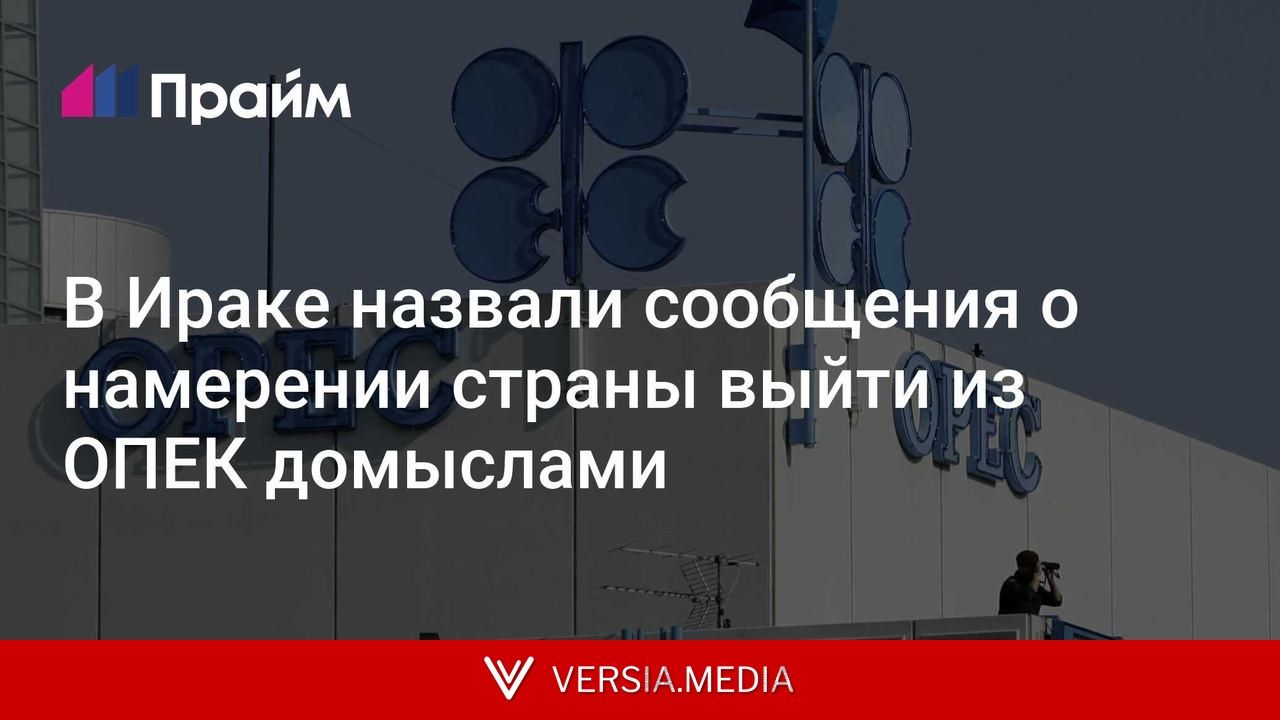 В Ираке назвали сообщения о намерении страны выйти из ОПЕК домыслами