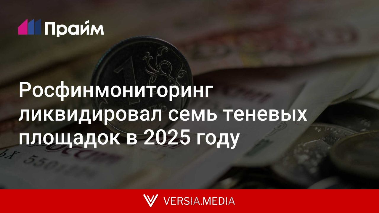 Росфинмониторинг ликвидировал семь теневых площадок в 2025 году