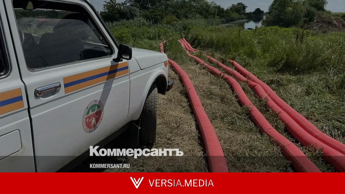 Площадь затопления от размыва дамбы на Кубани увеличилась до 10 тыс. гектаров